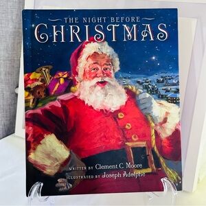 The Night Before Christmas Clement C Moore Hallmark Gift Book Hardcover